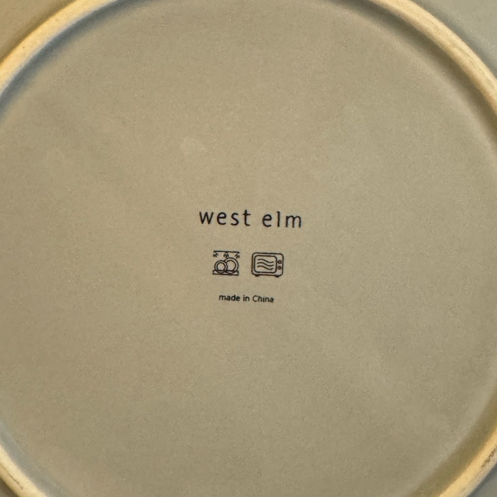 Set of 4 WEST ELM Confetti Pop Art Botanical Desert Plates 6-7/8” diameter - Picture 8 of 8